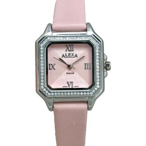 ساعت مچی زنانه الکسا مدل 2019 سیلور و صورتی