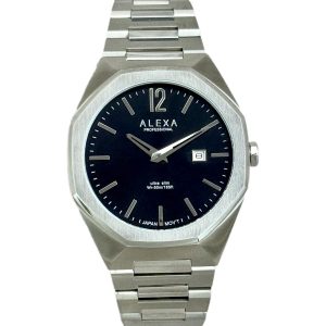 ساعت مچی مردانه الکسا مدل 2003 رنگ سیلور مشکی