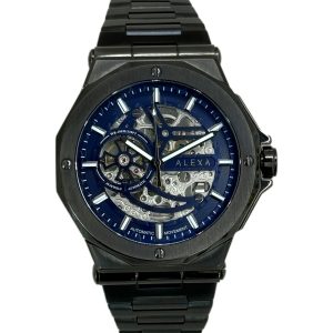 ساعت مچی مردانه الکسا مدل 2002 رنگ مشکی سرمه ای