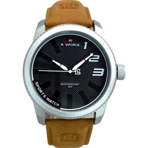 ساعت مچی مردانه ناویفورس مدل nf9202 مشکی و عسلی