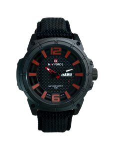ساعت مچی مردانه ناویفورس مدل nf9066G مشکی و قرمز