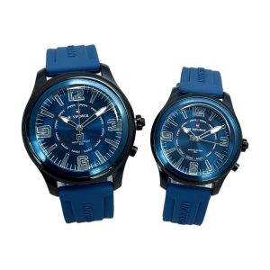 ساعت مچی ست ناویفورس مدل nf9256L و nf9256G مشکی و آبی