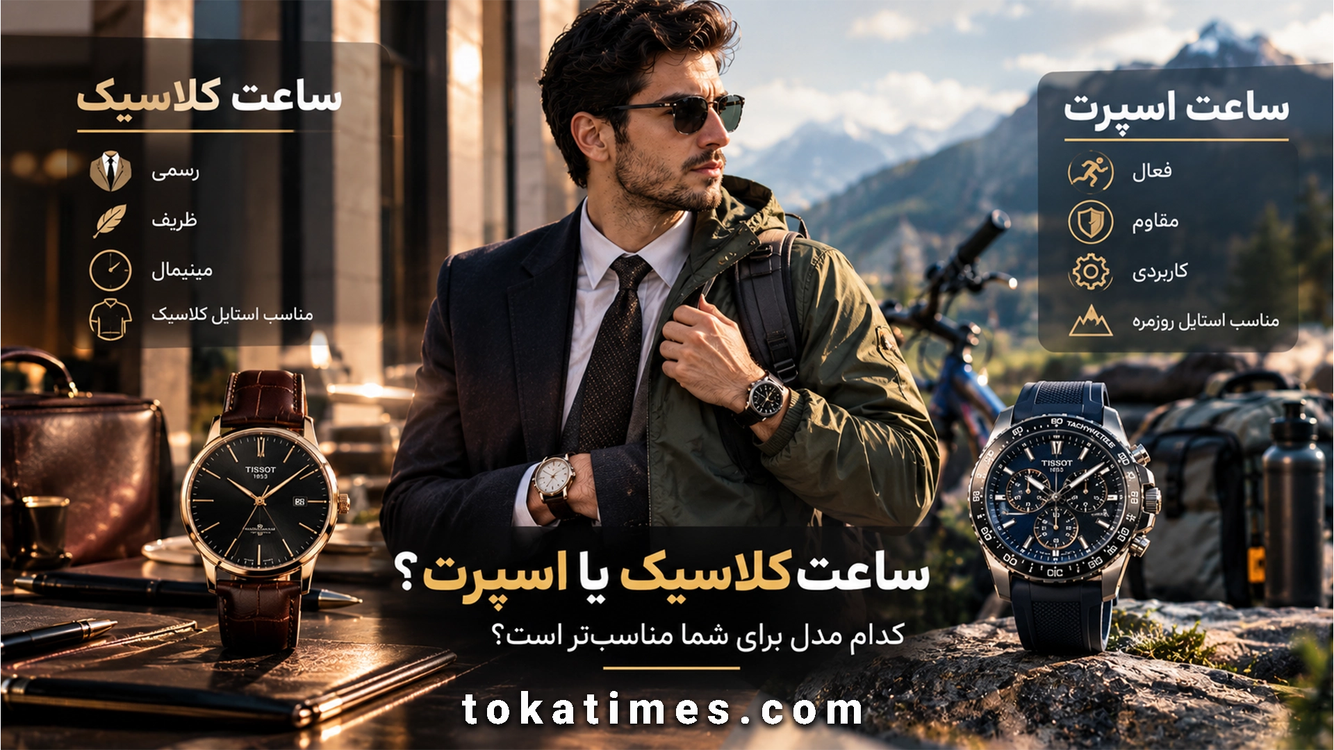 ساعت کلاسیک یا اسپرت؟ کدام مدل برای شما مناسب‌تر است؟
