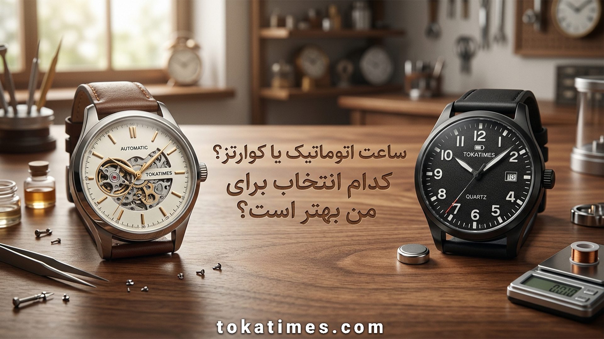 فرق بین ساعت اتوماتیک و کوارتز